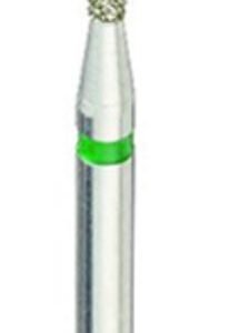 Dental Diamond Bur for High Speed Air Turbine Handpiece - 835-010 Medium FLAT END CYLINDER10pcs