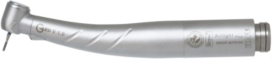 Beyes Dental Canada Inc. High Speed Air Turbine Handpiece - M800P-M/PD/NS, PLUS , Single Stream, Non-Spray, Safeguard Air Technology