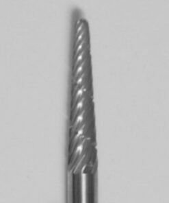 Buffalo Dental TOUGH Carbide Lab burs, 3/32″ Shank Taper Fissure (31P) Dual Cut Regular HP Carbide Bur