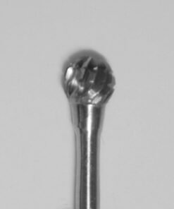 Buffalo Dental TOUGH Carbide Lab burs, 3/32″ Shank Small Round (54D) Dual Cut Regular HP Carbide Bur