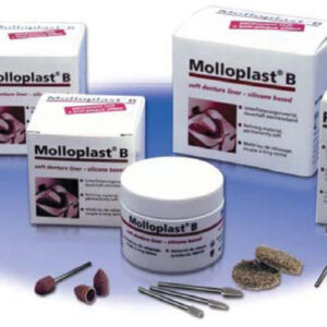 Buffalo Dental MOLLOPLAST-B® 45 Gm Regular Size Jar of Molloplast-B Soft Reline Material