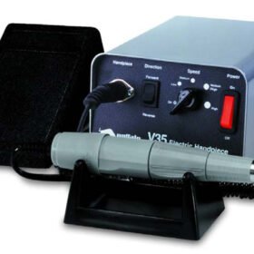 Buffalo Dental V35 Electric Handpiece System V35 Gray Electric Handpiece System Complete, 120V AC (Console + Gray HP + Foot Control) 