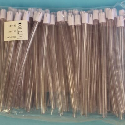 TMG 6" Disposable Saliva Ejector 100 pcs / Bag,  Clear/White tip