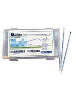 Centrix Benda Twin® Brush Disposable Applicator - Twin Starter Kit, 400/Pkg - Blue