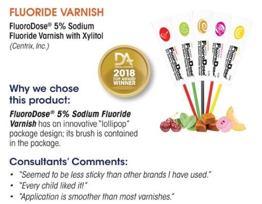 Centrix FLUORODOSE® 5% SODIUM FLUORIDE CAVITY VARNISH WITH XYLITOL ( Mint )