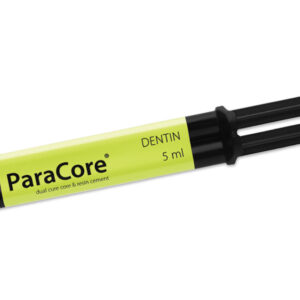 ParaCore® 5ml automix syringe white shade, regular set ( 2 x 5ml + 20 Mixing tips with Root canal tips )