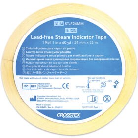 Crosstex® Lead-free Steam Indicator Tape 1/2 in X 60 yd