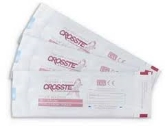 CROSSTEX STERILIZATION POUCHES - SELF SEALING - Pouch, 3½" x 9", Pink With A Purpose, 200/bx, 20 bx/cs