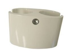 DCI Post Clamp, Butterfly, White