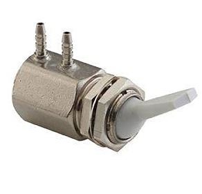 Toggle Valve, Side Ported, 3-Way, Gray