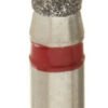 Defend 886-016F Fine grit, Beveled Cylinder diamond burs, 10/Pk