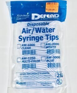 DEFEND Air Water Syringe Tips - Multicolor - 250/bag