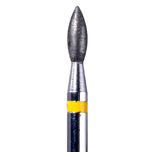 Defend 368-018SF Super fine grit, Egg/Football diamond burs, 10/Pk