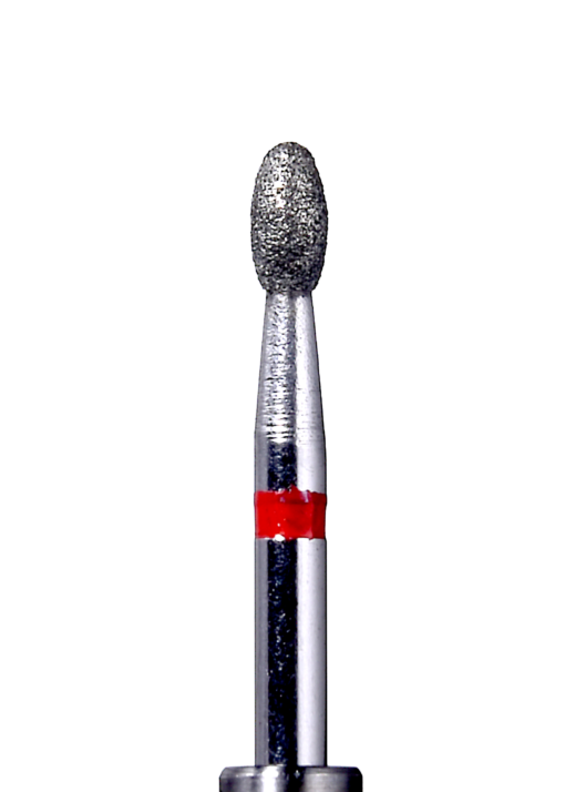Defend 379-018F Fine grit, Egg/Football diamond burs, (277-18F1) 10/Pk