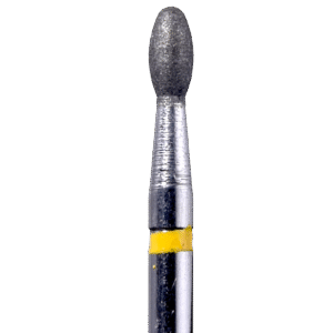 Defend 379-018SF Super fine grit, Egg/Football diamond burs, 10/Pk
