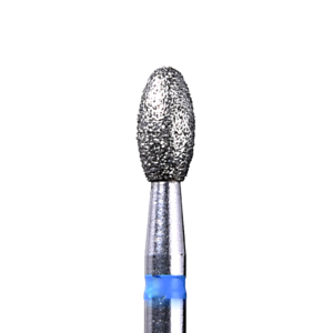 Defend 379-023M Medium grit, Egg/Football diamond burs, 10/Pk