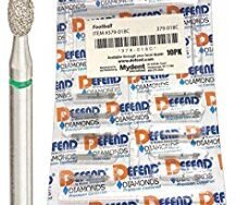 Defend Diamond Burs Football 379-018C Coarse Green,  10 Burs / pack