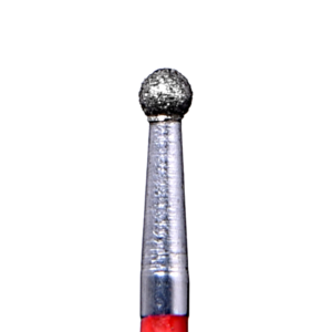 Defend 801-018F Fine grit, Round diamond burs, 10/Pk