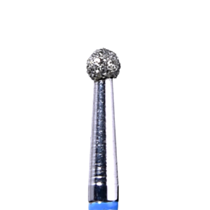 Defend 801-018M Medium grit, Round diamond burs, 10/Pk