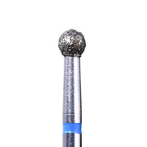 Defend 801-023M Medium grit, Round diamond burs, 10/Pk