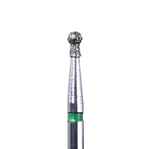Defend 802-014C Coarse grit, Round with Neck diamond burs, 10/Pk