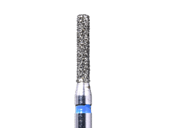 Defend 836-012M Medium grit, Flat end cylinder diamond burs, 10/Pk