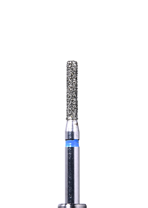 Defend 836-012M Medium grit, Flat end cylinder diamond burs, 10/Pk
