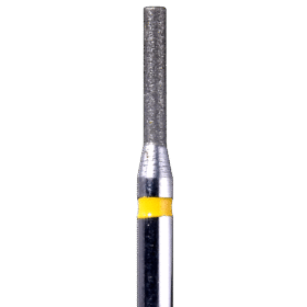 Defend 836-012SF Super fine grit, Flat end cylinder diamond burs, 10/Pk