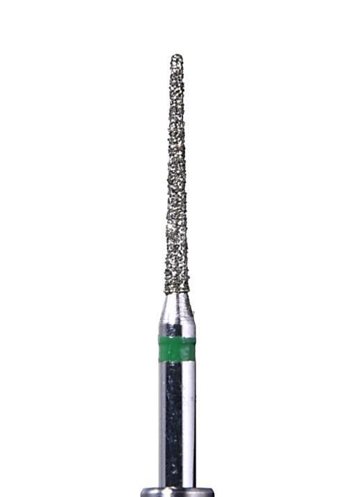 Defend 850-010C Coarse grit, Round end taper diamond burs, 10/Pk