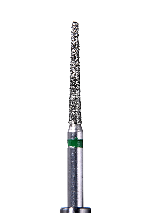 Defend 850-012C Coarse grit, Round end taper diamond burs, 10/Pk