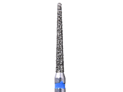 Defend 850-012M Medium grit, Round end taper diamond burs, 10/Pk