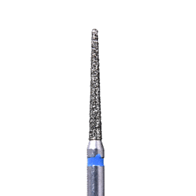 Defend 850-012M Medium grit, Round end taper diamond burs, 10/Pk