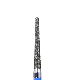 Defend 850-014M Medium grit, Round end taper diamond burs, 10/Pk