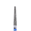 Defend 850-016M Medium grit, Round end taper diamond burs, 10/Pk