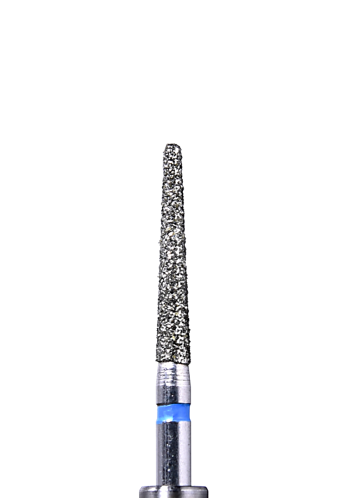 Defend 850-016M Medium grit, Round end taper diamond burs, 10/Pk