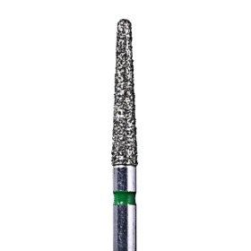 Defend 850-018C Coarse grit, Round end taper diamond burs, 10/Pk