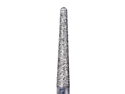 Defend 850-018F Fine grit, Round end taper diamond burs, 10/Pk