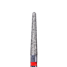 Defend 850-018F Fine grit, Round end taper diamond burs, 10/Pk