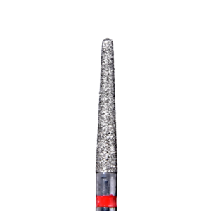 Defend 850-018F Fine grit, Round end taper diamond burs, 10/Pk