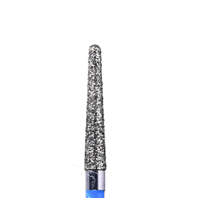 Defend 850-018M Medium grit, Round end taper diamond burs, 10/Pk
