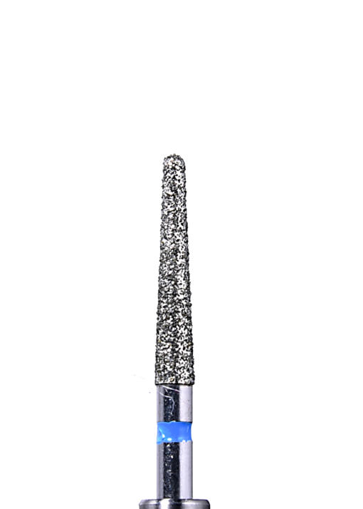 Defend 850-018M Medium grit, Round end taper diamond burs, 10/Pk