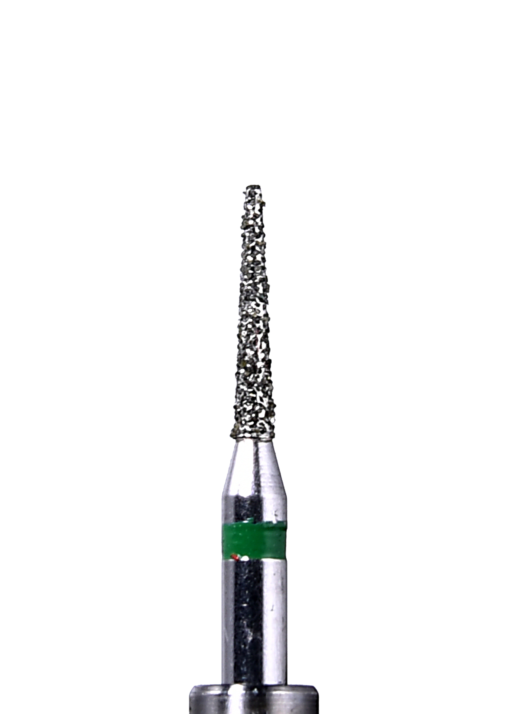Defend 852-010C Coarse grit, Round end taper diamond burs, 10/Pk
