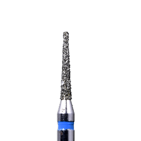 Defend 852-010M Medium grit, Round end taper diamond burs, 10/Pk