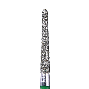 Defend 856L-016C Coarse grit, Round end taper diamond burs, 10/Pk
