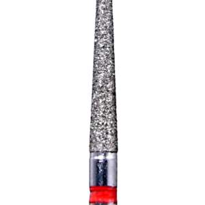 Defend 856L-018F Fine grit, Round end taper diamond burs, 10/Pk