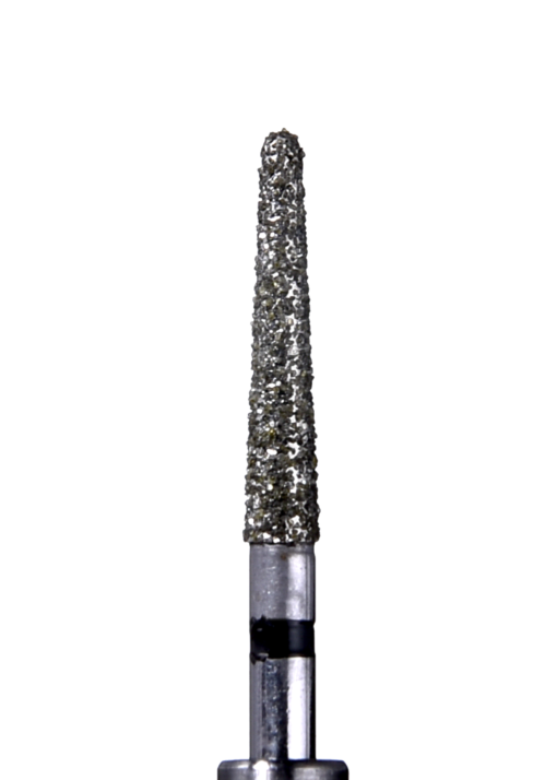 Defend 856L-018SC Super Coarse grit, Round end taper diamond burs, 10/Pk
