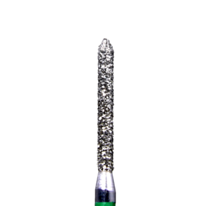 Defend 879-012C Coarse grit, Beveled Cylinder diamond burs, 10/Pk