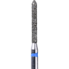 Defend 879-012M Medium grit, Beveled Cylinder diamond burs, 10/Pk