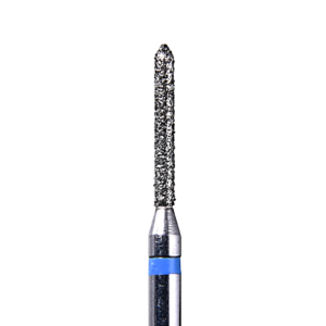 Defend 885-010M Medium grit, Beveled Cylinder diamond burs, 10/Pk