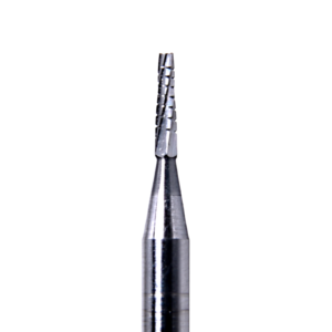 Defend RA #701 taper fissure cross cut carbide bur, pack of 10